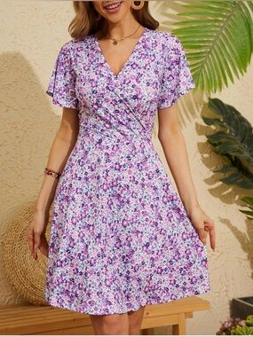 Fensace/Amazon Women’s Floral Dress -SIZE XL